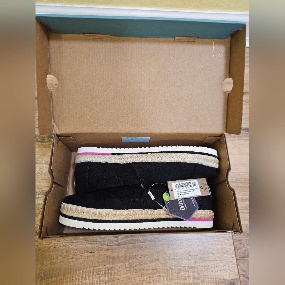 TOMS Alpargata Platform Rope, black, size US 8 - Picture 11 of 11
